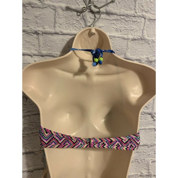 NWT BINGO bikini top XL, underwired back hook and halter spaghetti string ties - Picture 4 of 6